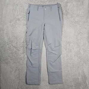 REI Co-op Mens Gray Technical Hiking Pants Size Medium Stretch Gorpcore